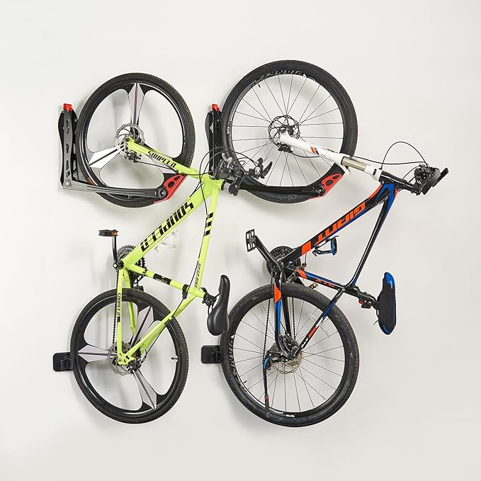 Ultrawall BIKEPAL Swivel Bike Racks - No Lift Wall-Mounted Bike Storage Solution for Home & Garage
