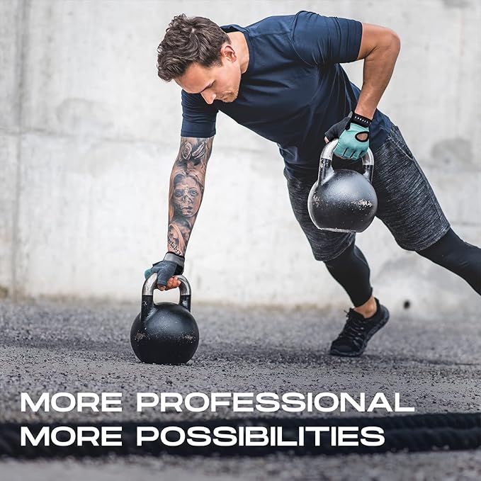 LIFECT Essential Breathable Workout Gloves, Weight Lifting Fingerless Gym Exercise Gloves with Curved Open Back, for Powerlifting, Women and Men