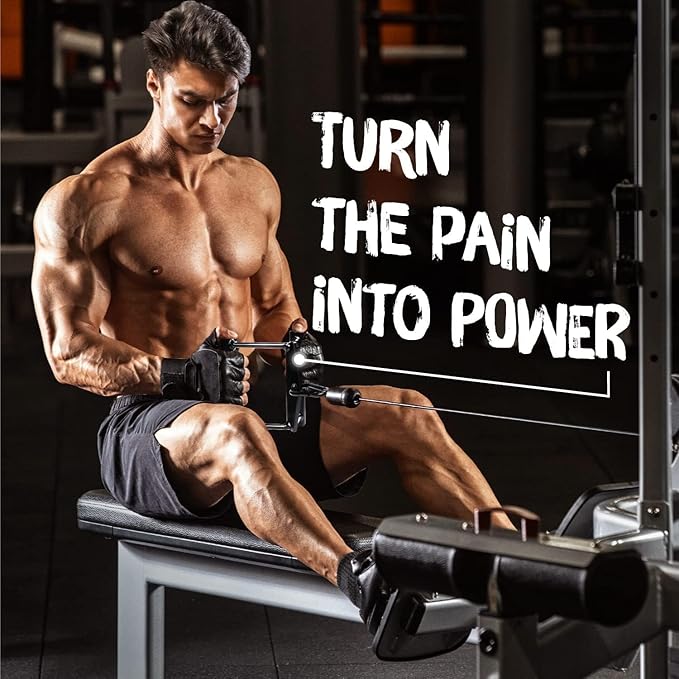 Cable Attachments for Gym, Cable Machine Attachment Set, LAT Pulldown Attachments, Cable Machine Accessories, Tricep Pull Down Attachment, Home Gym Accessories