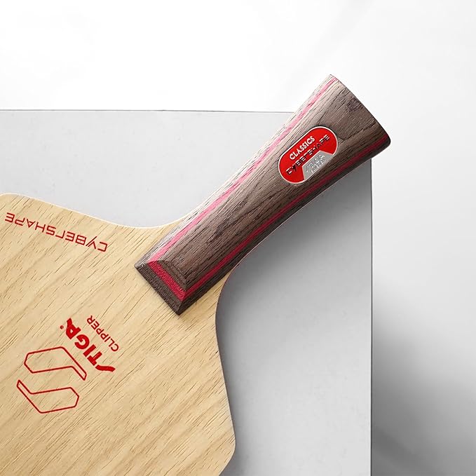 Stiga Cybershape Clipper Table Tennis Blade, Offensive Fast Wood Blade for Experienced Power Players