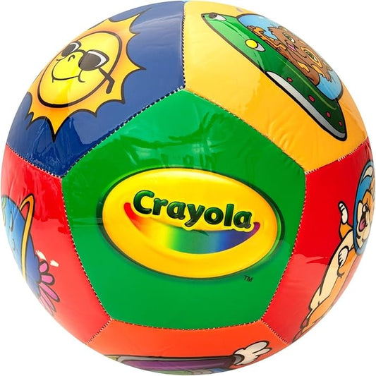Crayola Score N’ Explore Officially Licensed 5” Color Ball, Interactive Coloring Soccer Ball for Kids, Fun Learning Toy Activity Ball