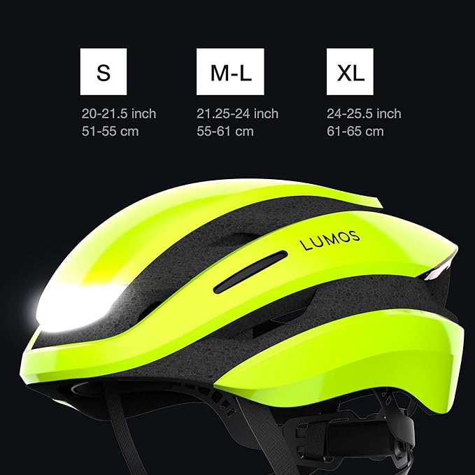 Lumos Ultra Smart Bike Helmet | Customizable Front and Back LED Lights with Turn Signals | Road Bicycle Helmets for Adults: Men, Women