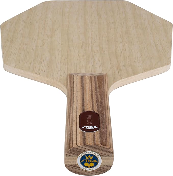 STIGA Pure Table Tennis Wood - Professional Offensive Table Tennis Wood Blade - 7 Layers of Pure Wood for Maximum Control, Precision and Power - Made in Sweden