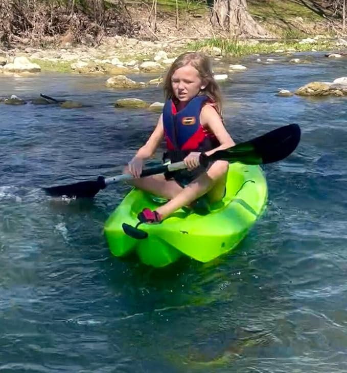 Kids Kayak Paddle for River Tubing and Water Adventures | Double-Sided Oars Ideal for Young Paddlers or on River Runs, Lakes, and Streams | Lightweight, Easy-to-Use