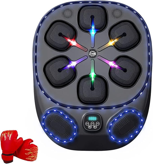 Smart Music Boxing Machine – LED Wall-Mounted Trainer for Speed, Agility & Fat Burning (Adults & Family)