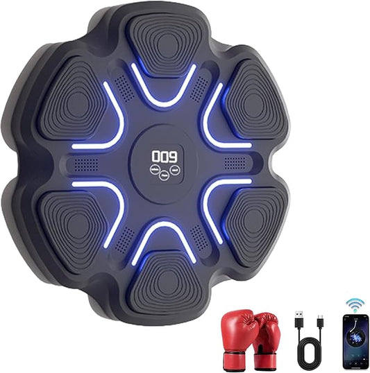 Music Boxing Machine for Adults – Wall Boxing Punching Pad, Machine Boxing Equipment for Training, Music Boxing Workout Trainer for Home or Gym