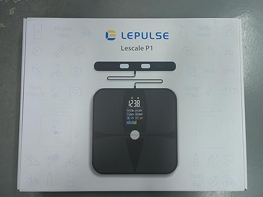 Scales for Body Weight and Fat, Lepulse Weight Scale, Digital Bathroom Scale with Body Fat and Water Weight, High Accurate Bluetooth BMI Smart Scale, 13 Body Composition Analyzer with Fitness App