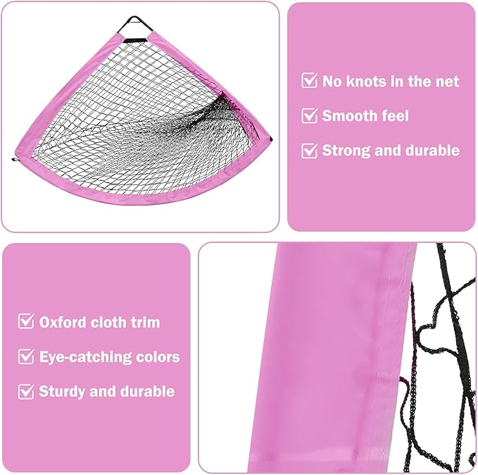 6x4 FT Kids Soccer Goals for Backyard - 2 Pack Soccer Nets, Portable Pop Up Goal Set with Training Mat, Cones, Target & Ball - Soccer Training Equipment Gift for Boys/Girls Ages 3-12