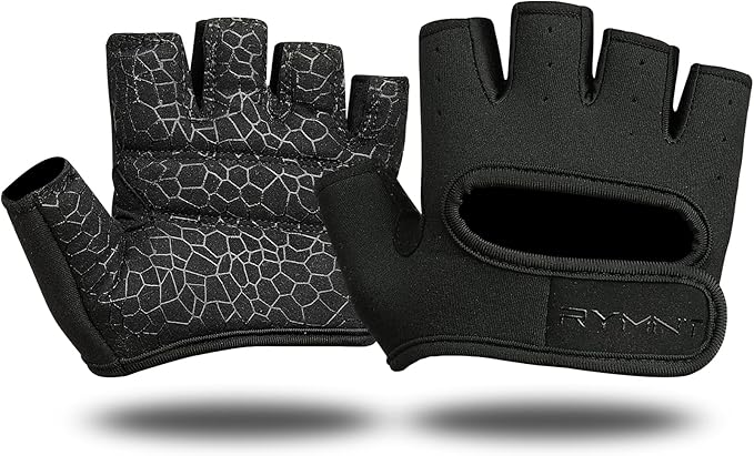 Minimal Weight Lifting Gloves,Short Micro Workout Gloves Grip Pads with Full Palm Protection & Extra Grip for Men Women Weightlifting,Gym,Exercise Training