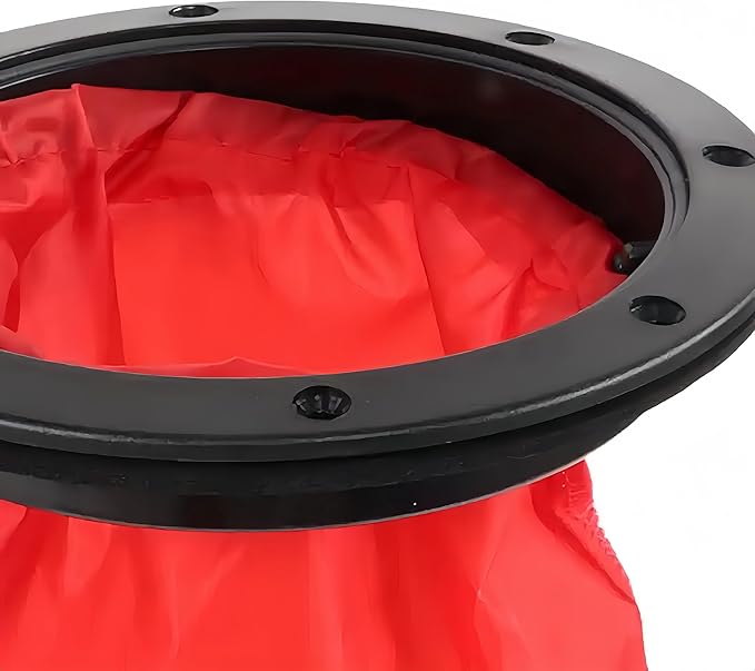 6/8/9 Inch Round Hatch Cover Deck Plate ABS Accessories Hatch Cover with Red Waterproof Bag for Kayak Boat Fishing Rigging