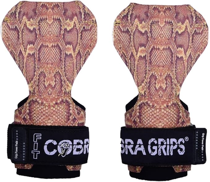 Cobra Grips PRO Weight Lifting Gloves Heavy Duty Straps Alternative Power Lifting Hooks for Deadlifts Adjustable Neoprene Padded Wrist Support Bodybuilding