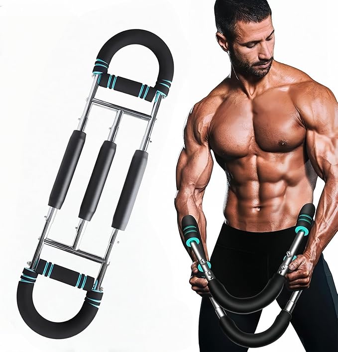 Twister Arm Trainer for Men & Women -【5.0 Upgrade】 30-270lbs Adjustable Chest Workout Equipment，Portable Home Gym Strength Training for Arms, Shoulder & Upper Body Muscle Building