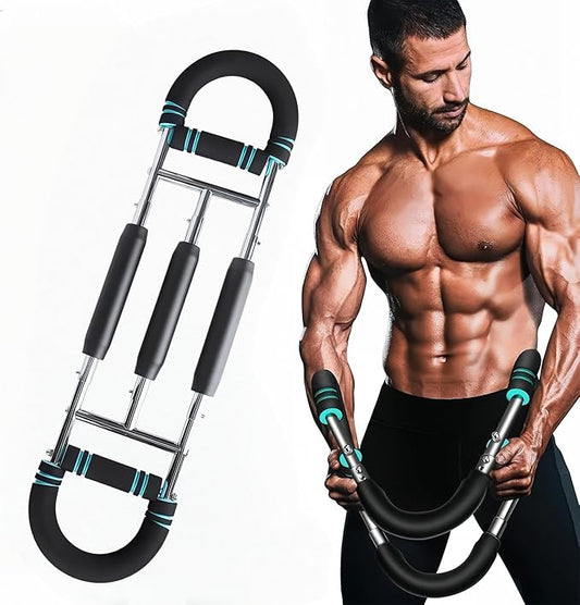 Twister Arm Trainer for Men & Women -【5.0 Upgrade】 30-270lbs Adjustable Chest Workout Equipment，Portable Home Gym Strength Training for Arms, Shoulder & Upper Body Muscle Building