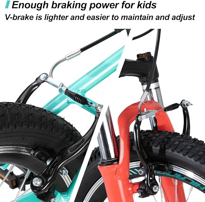 HILAND 20 26 27.5 Inch Mountain Bike for Women Girl, 7/21 Speed with Lock-Out Suspension Fork, Aluminum Frame MTB, Adult Ladies Womens Bike Mens Bicycle