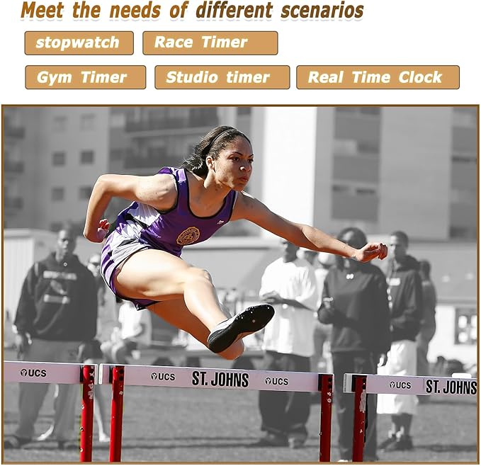 Independent Button Type 1.5-inch Fitness Room Rest Timer, Suitable for Gym Exercise/School/Home Exercise/Boxing Gym/Indoor Rock Climbing (1.8-inch Data PC Transmission Mode)