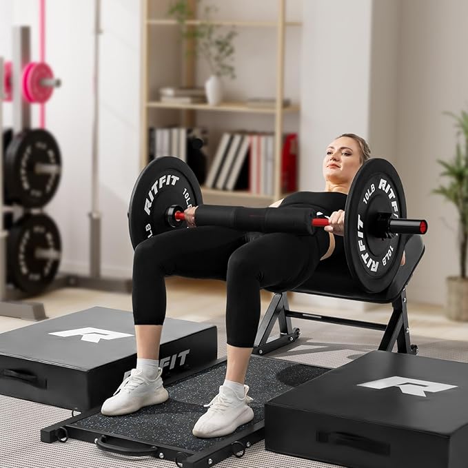 RITFIT Olympic Barbell 4ft/4.8ft/6ft - 2 Inch Weight Bar for Strength Training, Weightlifting, Squat, Deadlift, Bench Press, Curl, Overhead Press - 350lbs/500lbs Capacity