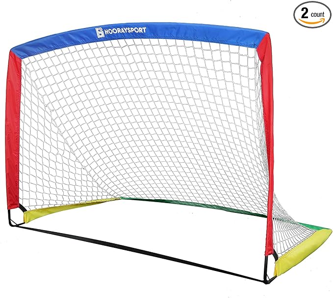 Soccer Goal, Portable Soccer Goals for Backyard, Pop Up Soccer Goal, Soccer Net for Indoor or Outdoor Practice and Training