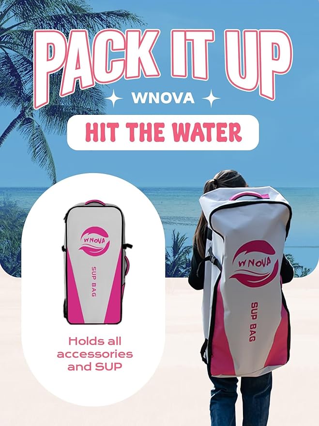 Extra Wide Inflatable Paddle Board, 11' x 34" x 6" Stand Up Paddle Board for Adults, SUP Accessories with Camera Mount, 2+1 Family for Lake, Ocean, Sea