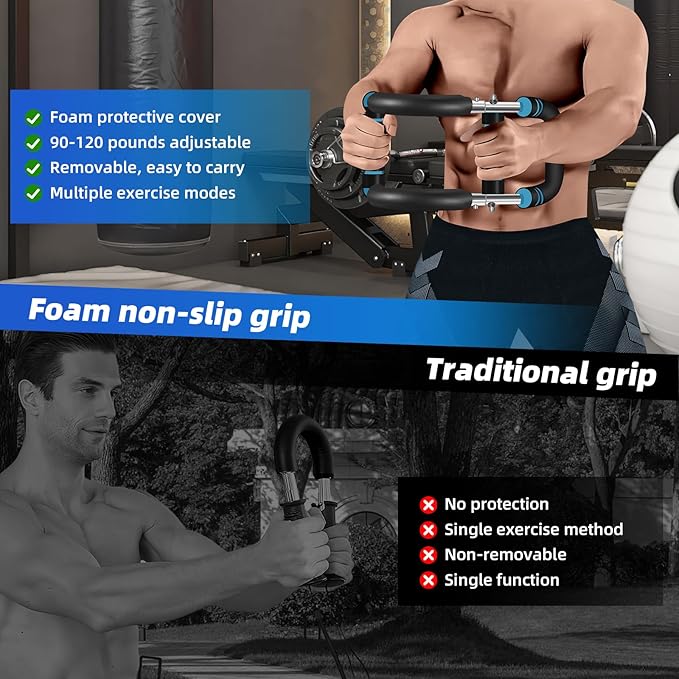 Twister Arm Trainer, Women's arms, Men's Chest, Shoulder and Forearm Muscle Training Fitness Equipment, Portable Spring Resistance Home Fitness Equipment