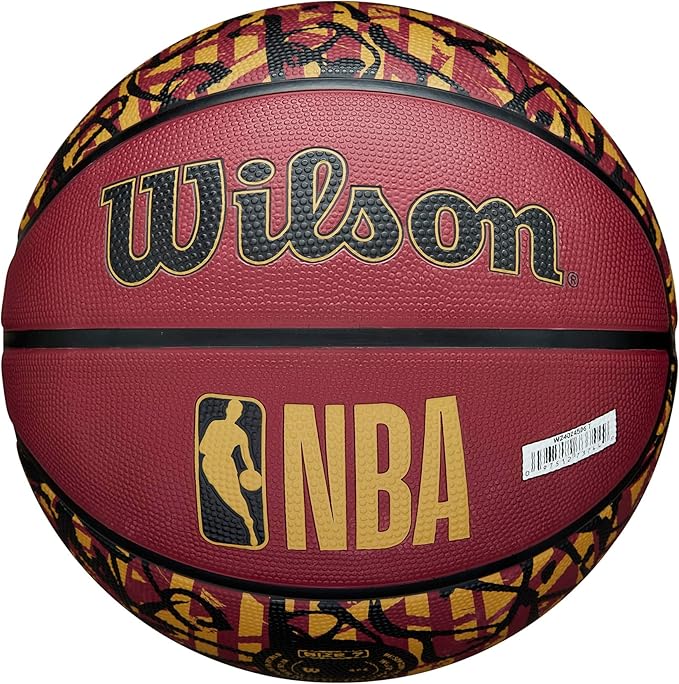 WILSON NBA Team Graffiti Basketballs - Size 7-29.5"