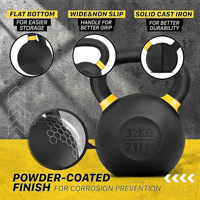 Yes4All Cast Iron Kettlebell