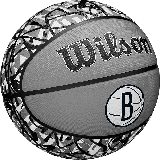 WILSON NBA Team Graffiti Basketballs - Size 7-29.5"