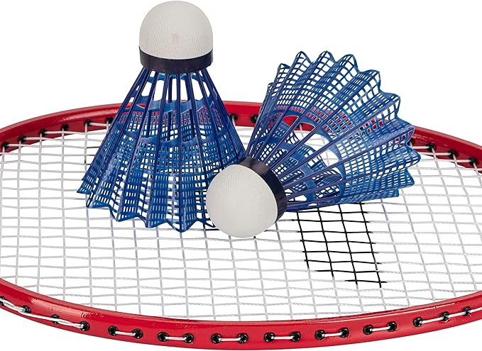 Franklin Sports Badminton Racket + Birdie Set - Replacement Badminton Equipment for Kids + Adults - 2 Player - 4 Player Badminton Racket Sets