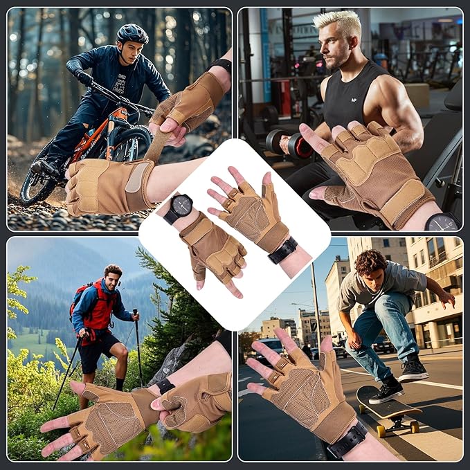 Weight Lifting Gloves, Gym Gloves for Men and Women, Full Palm Protection for Sports, Weightlifting, Training, Cycling, Pull-Ups, Rowing, and Mountaineering