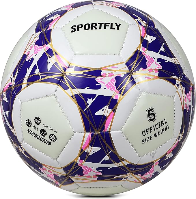 Soccer Ball Glow in The Dark Soccer Ball Size 5, Luminous Soccer Ball Gift Night Ball for Indoor Outdoor Play, Fluorescent Night Training Soccer Ball with Pump Kit