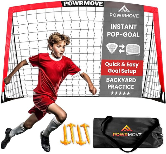 Soccer Goal for Backyard-Portable Goal Net, Toddler Soccer Goal, Soccer Goal 6FT x 4FT Soccer Net, Indoor Soccer Goal, Durable Soccer Goal Net, Sports Net for Kids & Adults