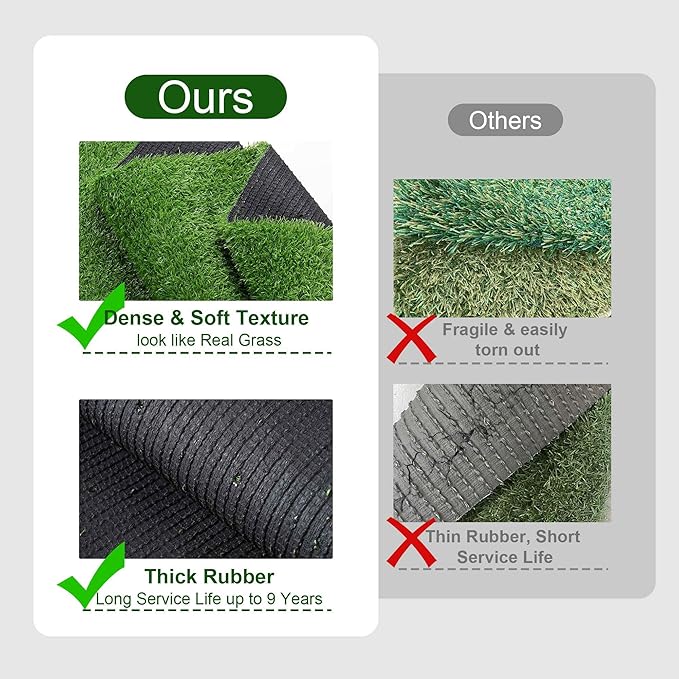 Yescom Sports Sled Strips Turf Gym Turf Flooring for Weight Sled Push Gym Equipment Outdoor Indoor Use 50'x3'(150 Sq.Ft) 0.8" H