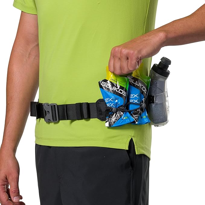 Nathan Running Belt Hydration with Flasks, Storage Pockets, Trail Mix Plus, Running Water Bottle Belt, Insulated, Walking, Hiking