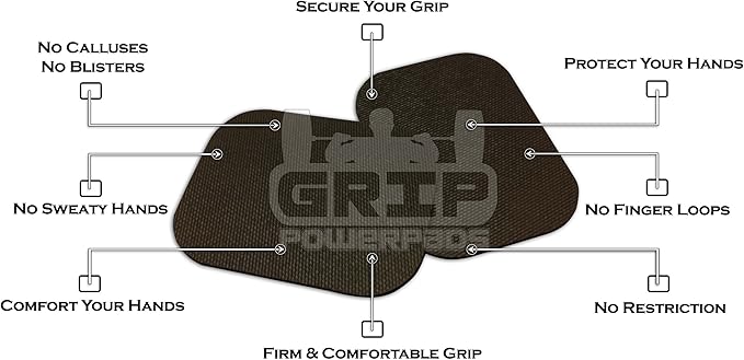 Original Lifting Grips The Alternative to Gym Workout Gloves Comfortable & Light Weight Grip Pad for Men & Women That Want to Eliminate Sweaty Hands Gym Gloves (Single Pair)