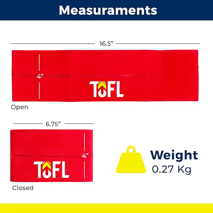 TOFL Baseball Glove Wrap | Premium Elastic Band for Perfect Glove Shape, Break-in & Maintenance | Shape Locker for Men’s & Women’s Softball, Adult & Youth Baseball Mitts, Fits Big & Small Sizes