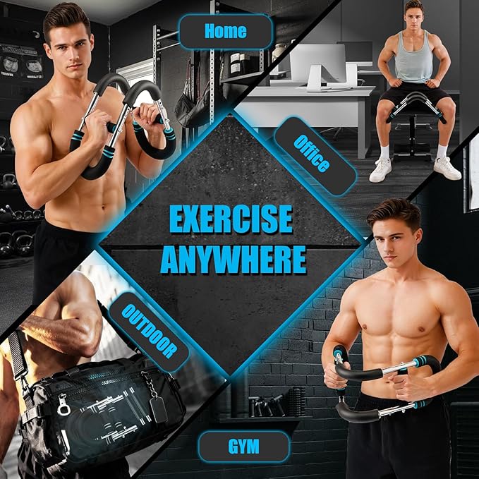 Twister Arm Trainer 20-60lb for Arm and Chest Muscle Trainer, Portablearm Chest Workout Equipment for Home Gym, Detachable Office Chest Trainer for Men and Women.