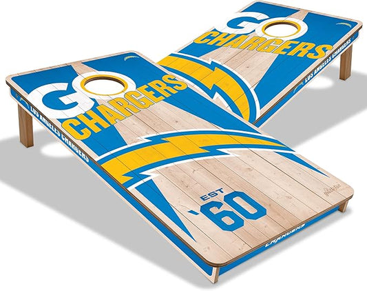 YouTheFan NFL 2’ x 4’ Professional Wood Cornhole Game