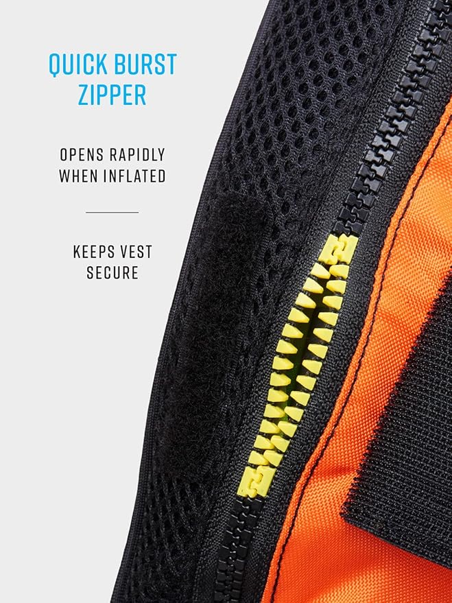 BLUESTORM Arcus 40 Automatic Inflatable PFD Life Jacket for Adults | US Coast Guard (USCG) Approved Life Vest