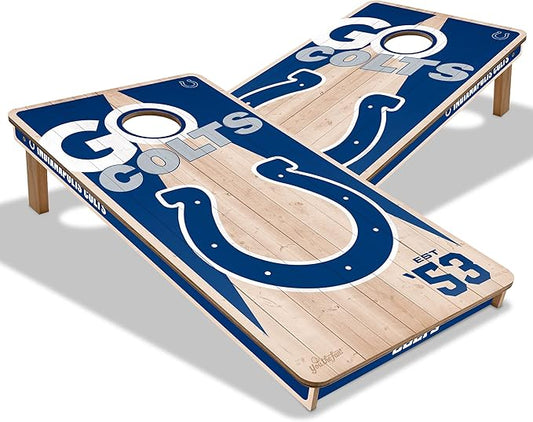 YouTheFan NFL 2’ x 4’ Professional Wood Cornhole Game