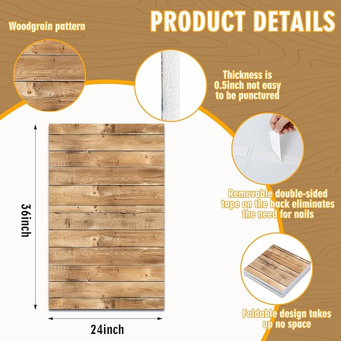 Felt Wood Grain Dart Board Wall Protectors Square Dart Board Backing Tiles Dartboard Backboard Cork Backboard Alternative