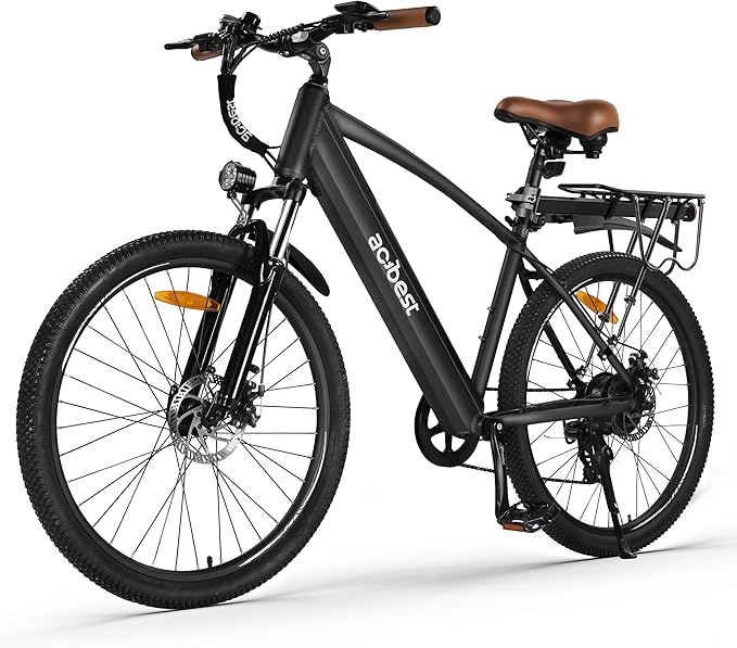 Core Electric Bike for Adults - Peak 1000W/1200W Brushless Motor Ebike, 468&500Wh Removable Built in Battery 26&27.5X2.1 Tire Step Over Bicycle with 7 Speed, Commute E Bikes