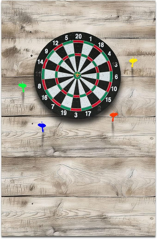 Felt Wood Grain Dart Board Wall Protectors Square Dart Board Backing Tiles Dartboard Backboard Cork Backboard Alternative