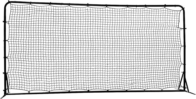 Trigon Sports Soccer Rebounder Net, 6’ x 12’ Bounce Back Net Soccer Goals for Backyard, Easy Setup, Kick Back Trainer for Passing, Ball Control & Volley Practice for Kids, Teens & Adults