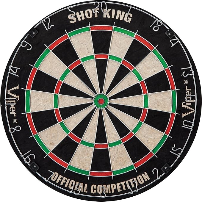Viper by GLD Products Metropolitan Solid Wood Cabinet & Sisal/Bristle Dartboard Play-Ready Bundle
