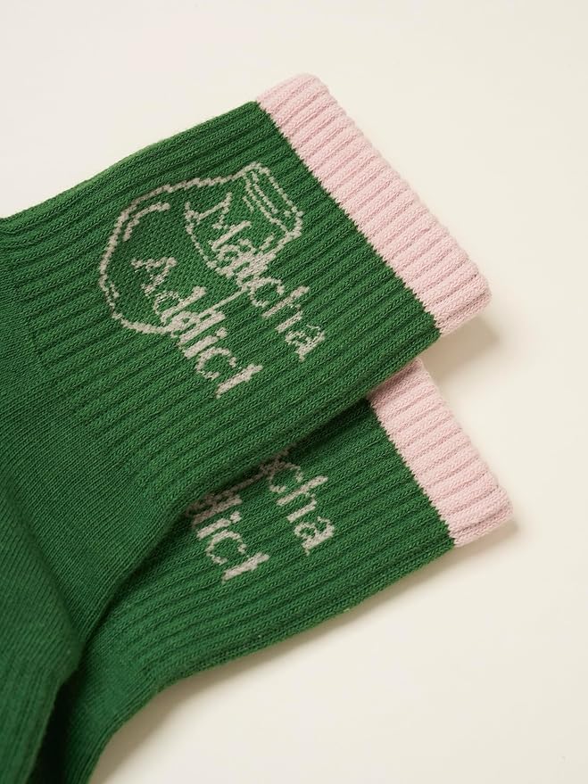Crew Half Calf Grip Socks, Cutest Fruits Pilates Socks, Ruffle socks, Non-Slip, Barre Yoga Fitness