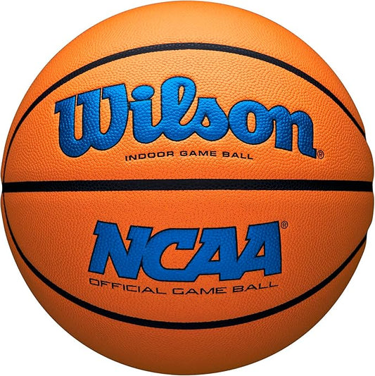 WILSON NCAA Evo NXT Official Indoor Game Basketballs - Sizes 6 and 7