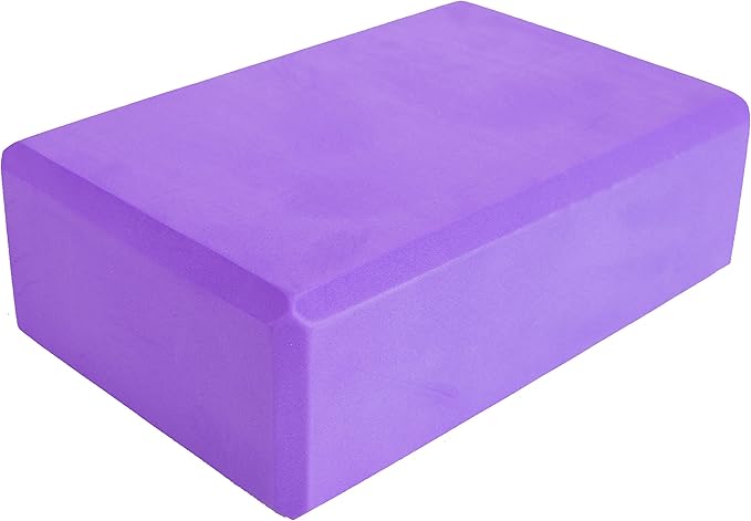 EXERZ Yoga Blocks 2 pack, Gym Blocks, Exercise Workout Fitness Bricks, Pilates Stretch Handstand Non-Slip