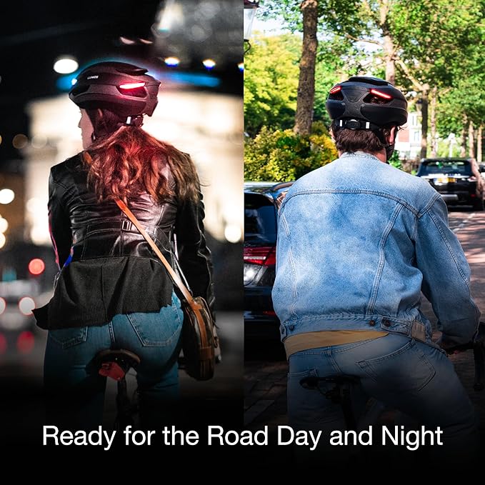 Lumos Ultra Smart Bike Helmet | Customizable Front and Back LED Lights with Turn Signals | Road Bicycle Helmets for Adults: Men, Women