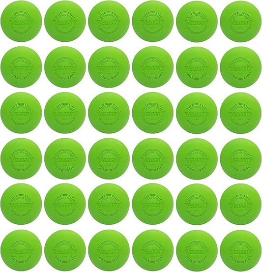 Velocity Lacrosse Balls - 1, 2, 3, 6, 12, 18, 24, 36, 60 and 120 Packs - for Practice, Official NFHS and College Approved Size