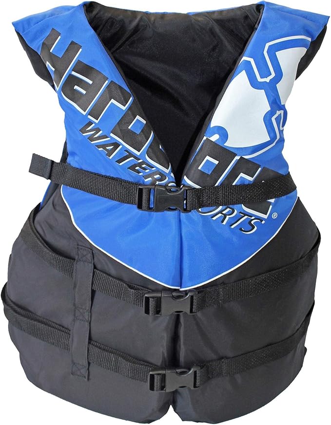 2 Pack Hardcore Coast Guard Type III PFD for Adults; Life Jacket Paddle Vest for Adults; Life Vest Flotation Device; Jet ski, Wakeboard, Kayak; Extra Life Jacket for Pontoon Boat