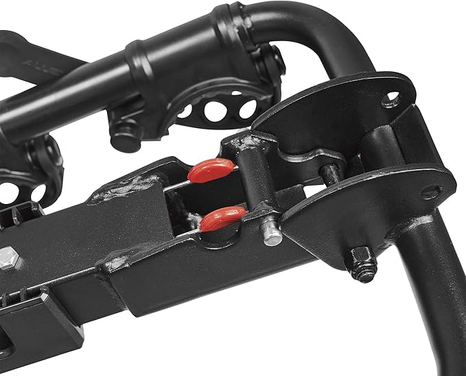 Allen Sports Premier Locking Quick Release 4-Bike Carrier for 2 Inch Hitch on Vehicles with Spare Tire, Model 400QR, Black